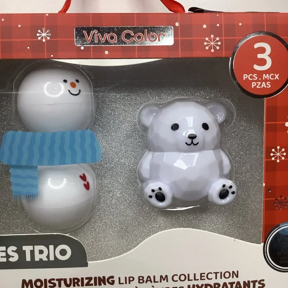 Viva Color Besties Trio Moisturizing Lip Balm Collection, New In Box